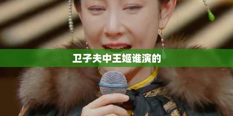 卫子夫中王姬谁演的 卫子夫中王姬谁演的