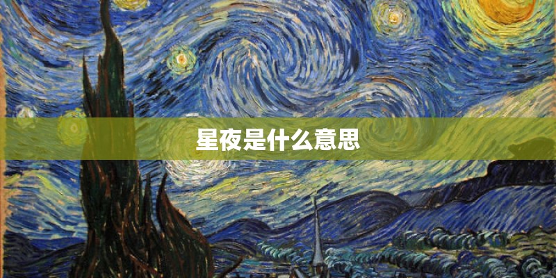 星夜是什么意思