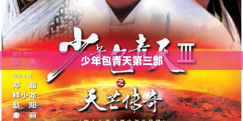 少年包青天第三部