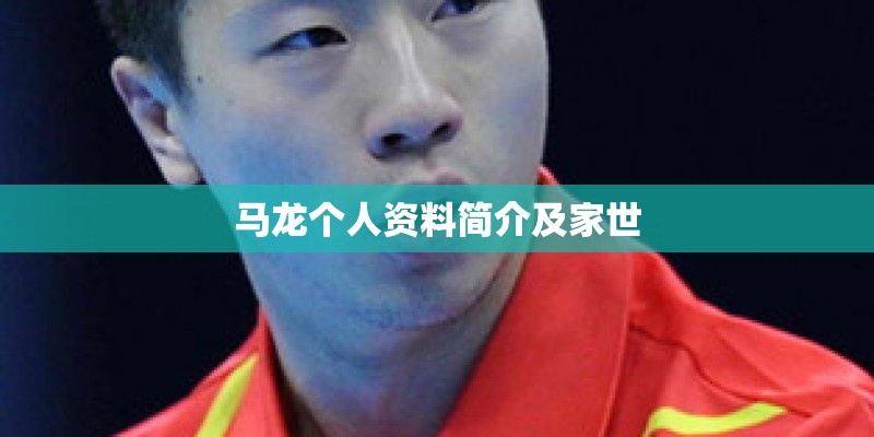 马龙个人资料简介及家世