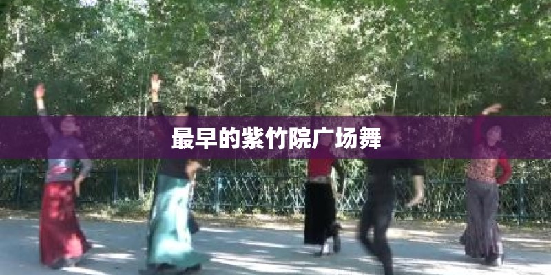 最早的紫竹院广场舞