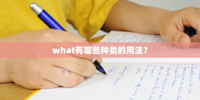 what有哪些种类的用法? what有哪些种类的用法?