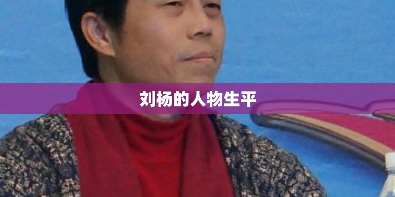 刘杨的人物生平
