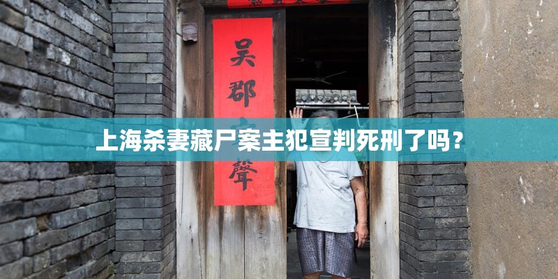 上海杀妻藏尸案主犯宣判死刑了吗？